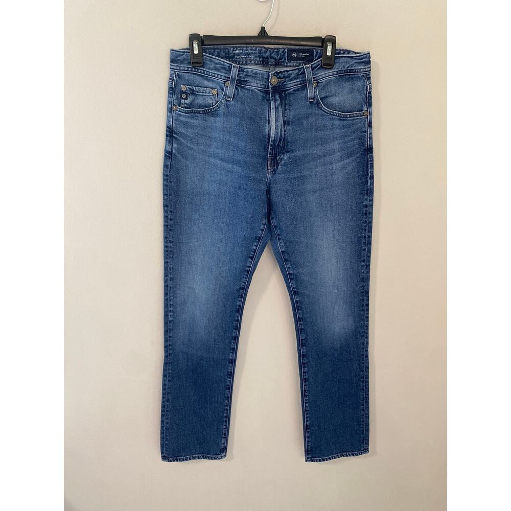AG Everett Slim Straight Jeans Dark Wash Mens 32x32 - Picture 2 of 3